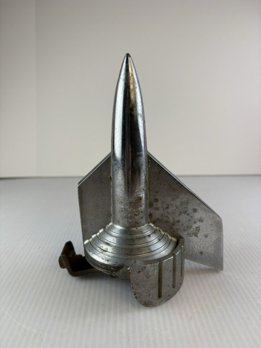 Vintage 1957 Chevrolet Bel Air OEM Rocket Hood Ornament 3738985 Original GM